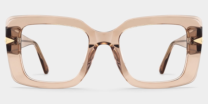 Neon Square Champagne Glasses