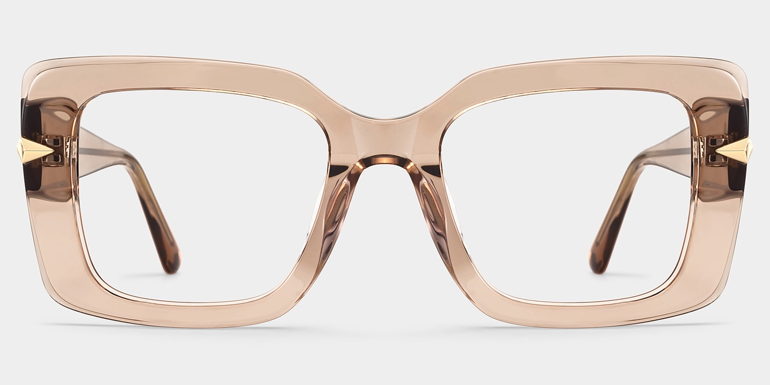 Neon Square Champagne Glasses