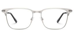 Marshall Rectangle Silver Glasses1