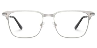 Marshall Rectangle Silver Glasses1