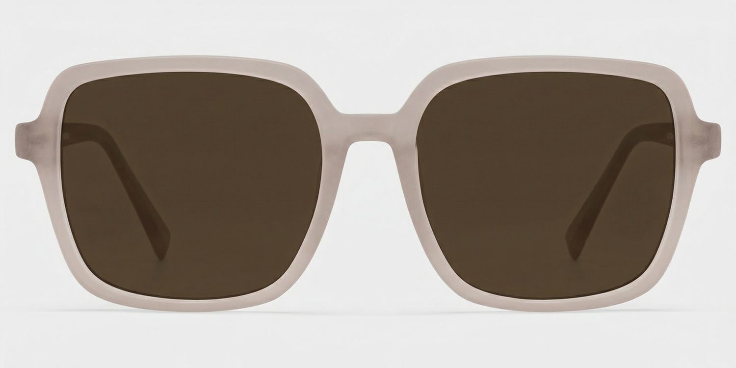 Kenneth Square Khaki Sunglasses for Women & Men | ZEELOOL0