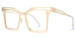 Jacott Square Gold Glasses1
