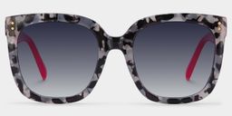 Ebony Square Gray-Tortoise Glasses0