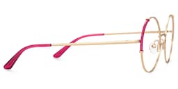 Rindy Round Red Glasses2