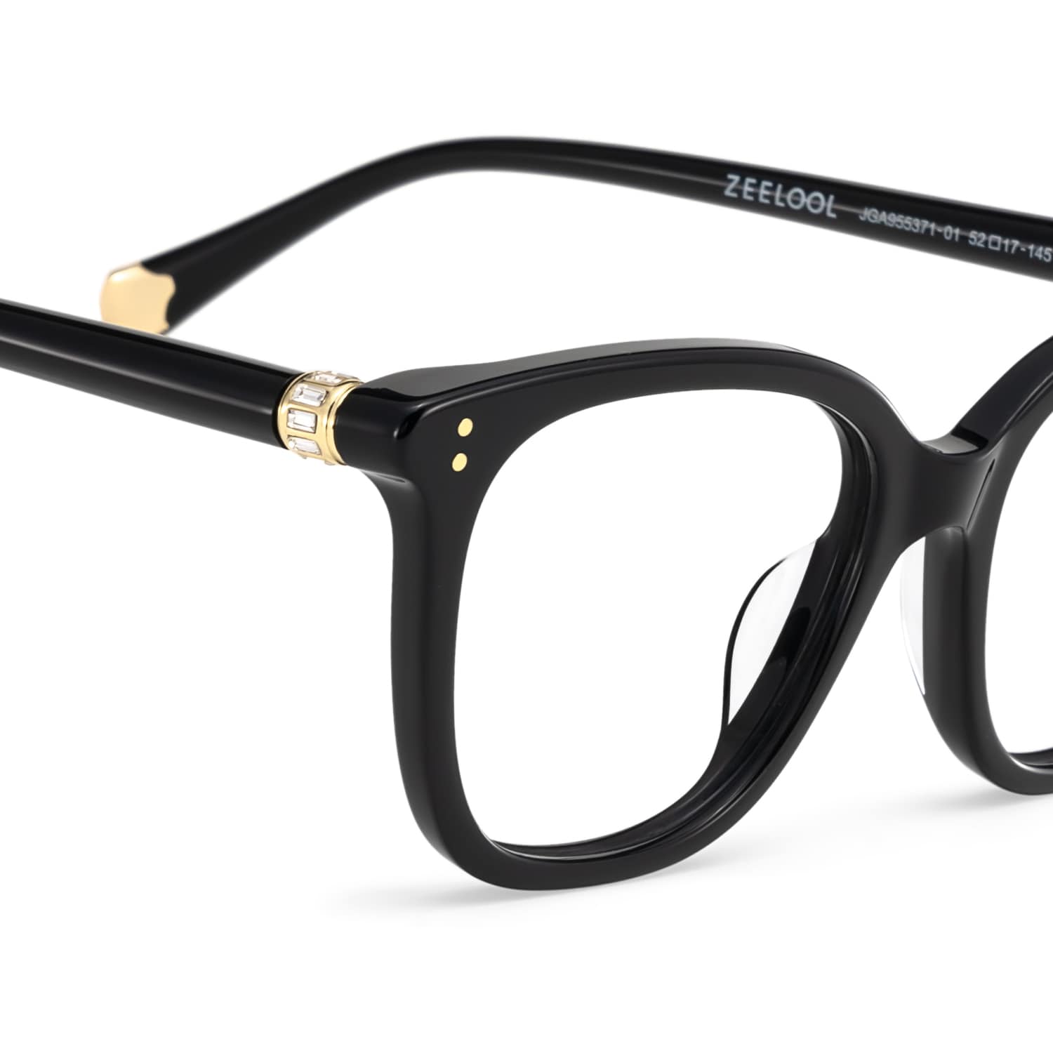 Miles Square Black Glasses7