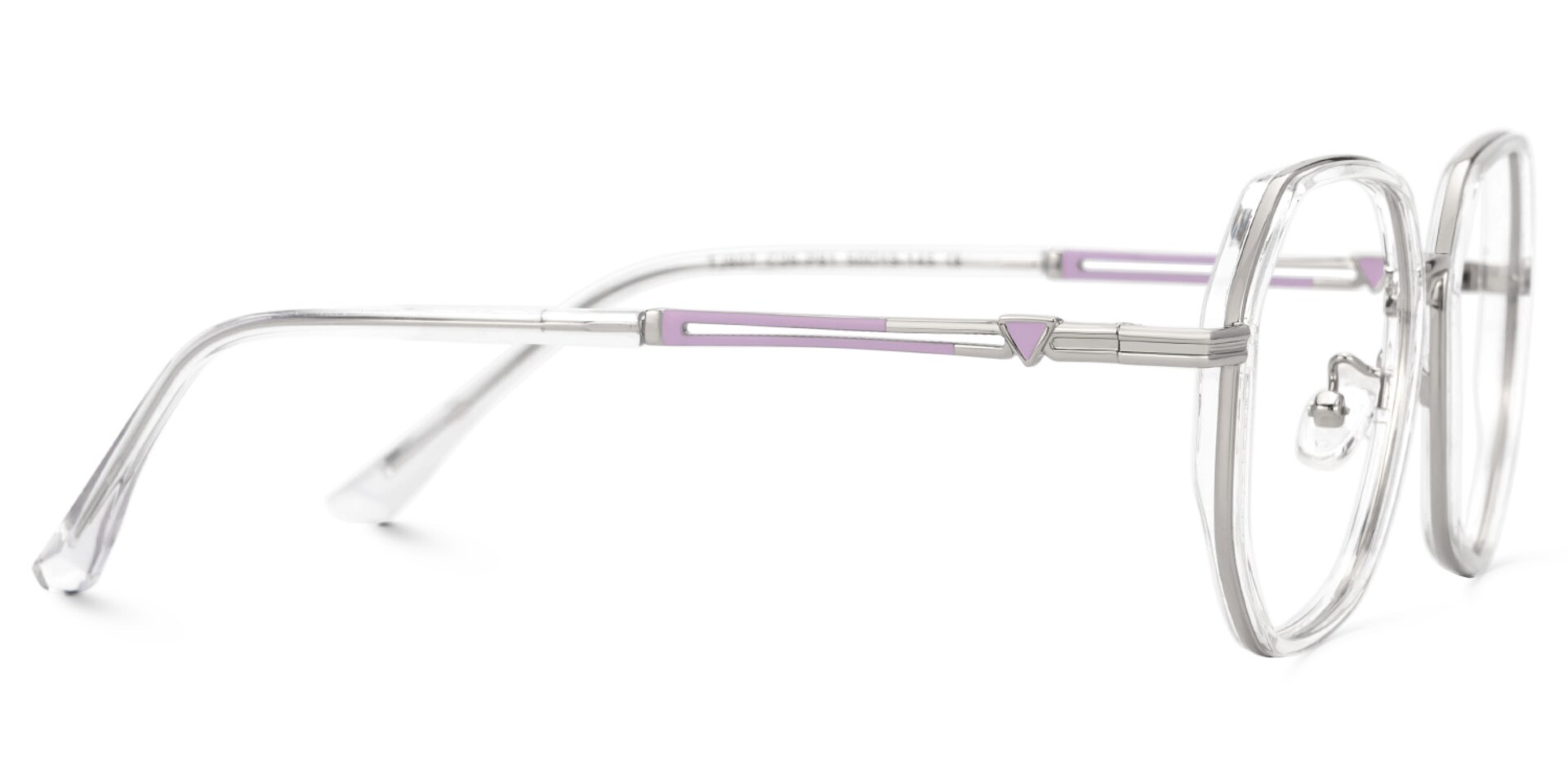 Frazier Clear Geometric Glasses | Zeelool2