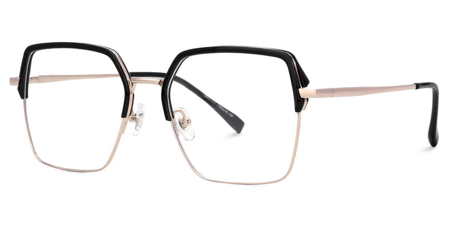 Moses Square Black Glasses