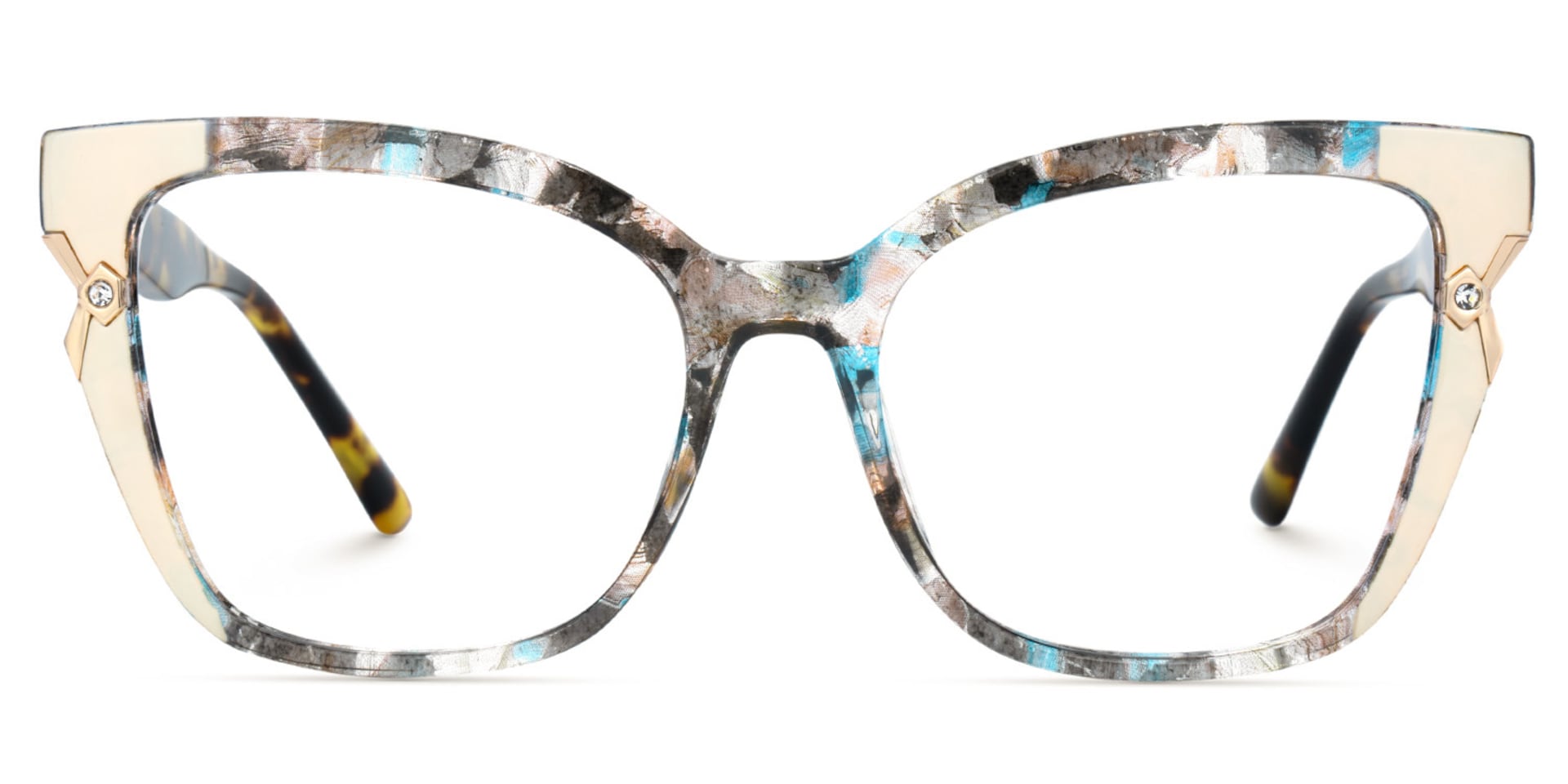 Women's Floral Cat Eye Shape Eyeglasses Online | Zeelool2