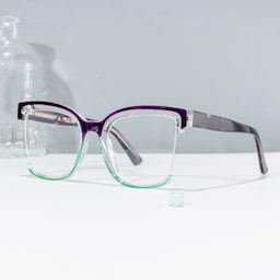 Cadogan Square Purple-Green Glasses0