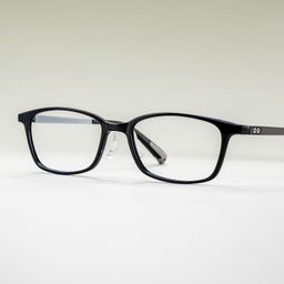 Finne Rectangle Black Glasses0