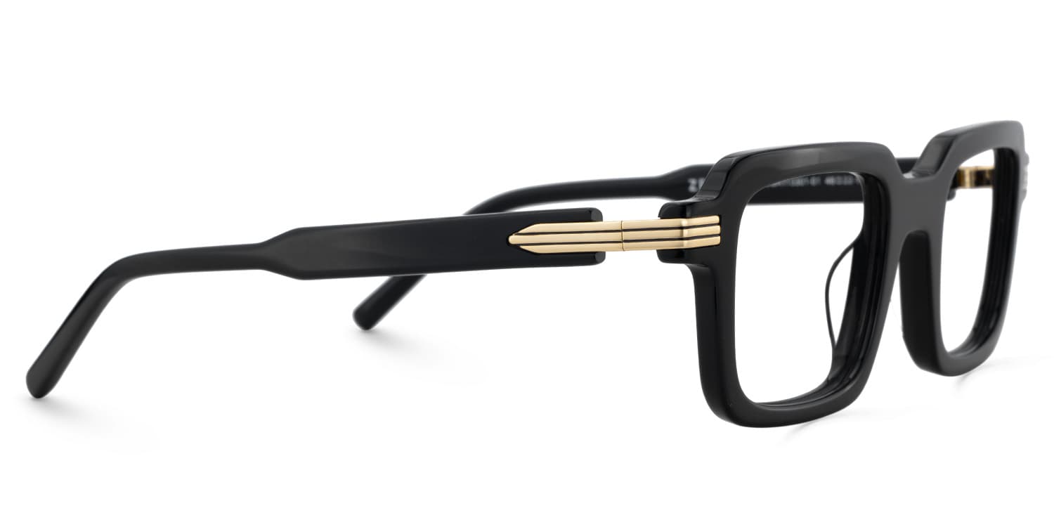 Square Frame Prescription Glasses With Black Color4