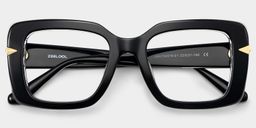 Neon Square Black Glasses4