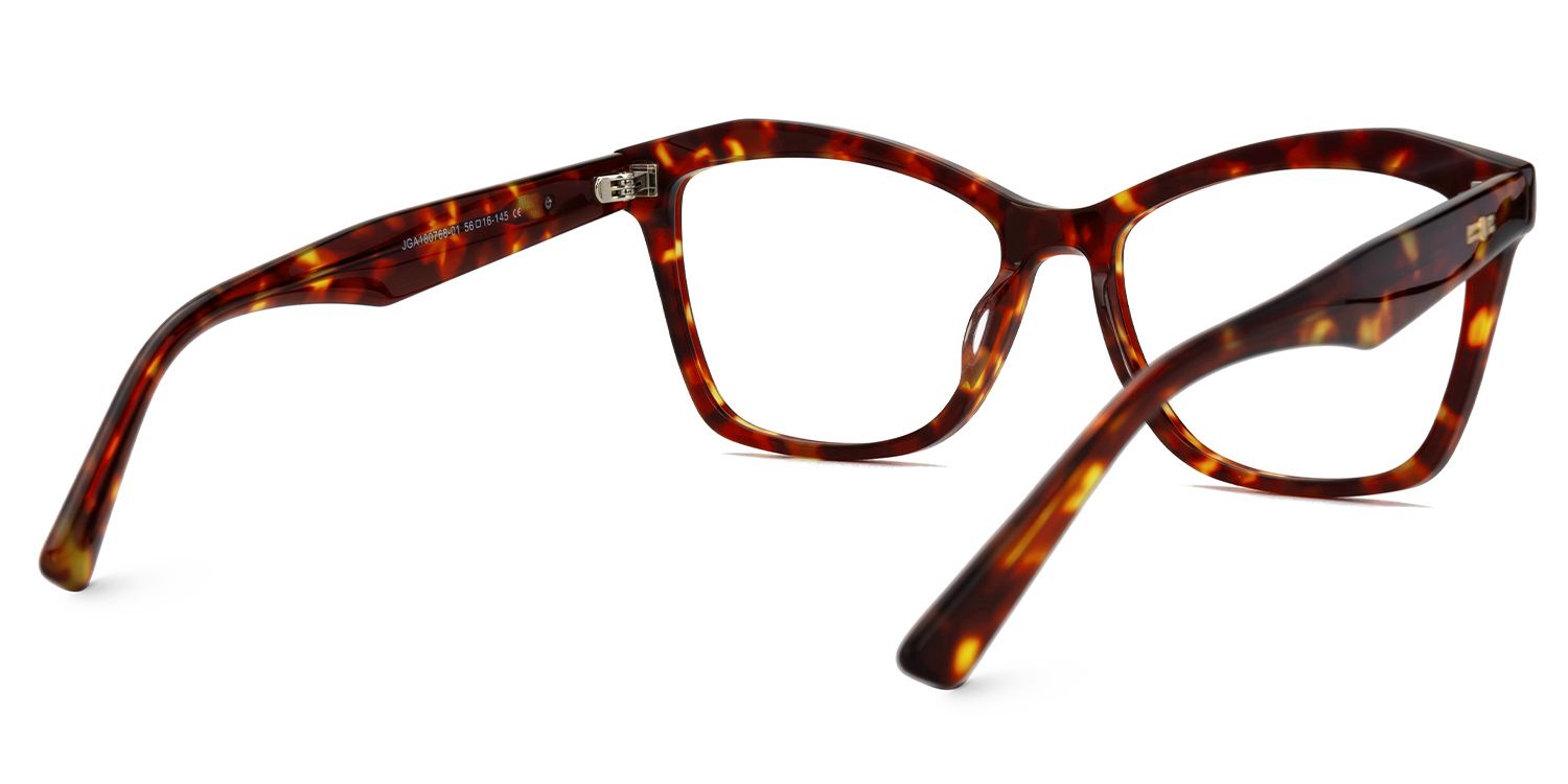 Tortoise Acetate Butterfly Eyeglasses- Angelee3