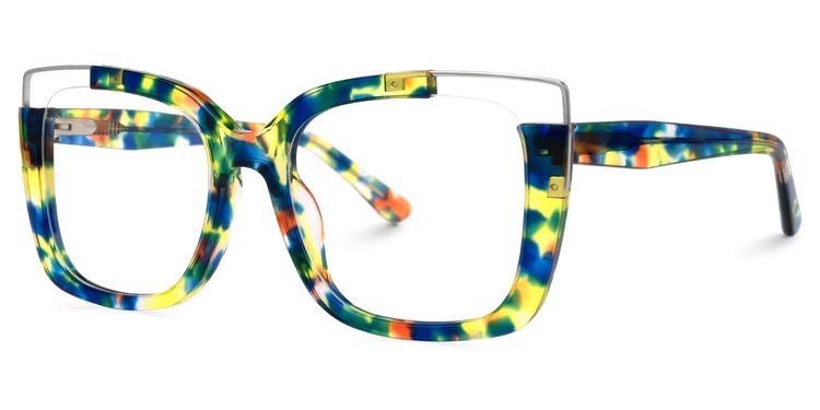 Dortch Square Blue-Tortoise Glasses