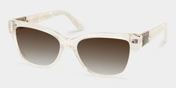 Miranda Clear Yellow Cat eye Sunglasses2