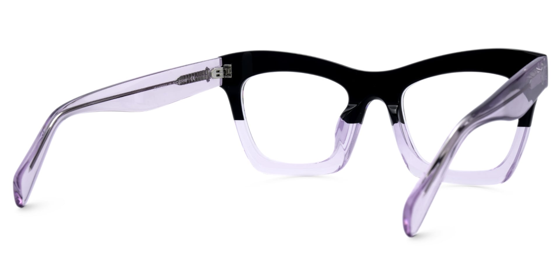 New Arrival Black and Purple Glasses for Benitez Frame | Zeelool3
