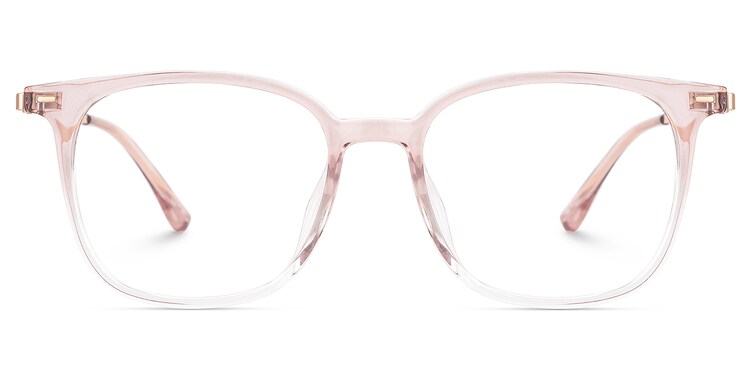 Cora Square Pink Glasses