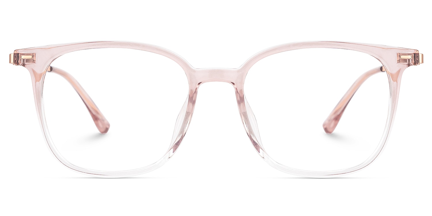 Cora Square Pink Glasses
