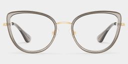 Celine  Cat-eye Gray Glasses1