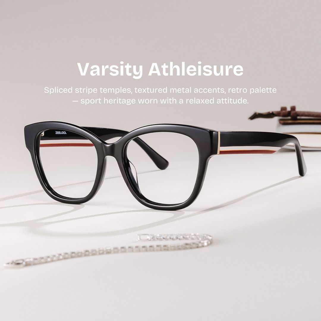 Everest Black Butterfly Glasses | Retro Varsity Chic