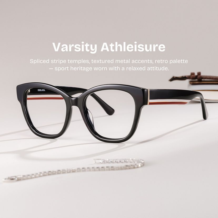 Everest Black Butterfly Glasses