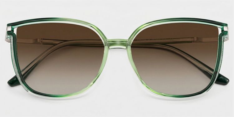Rodz Green Square Sunglasses