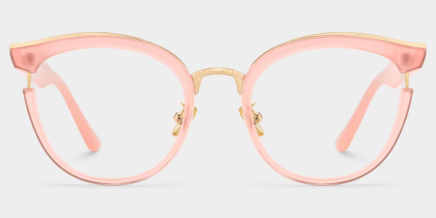 Eleanore Cat Eye Pink Frame Glasses | Zeelool0