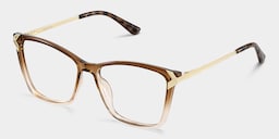 Mia Square Brown Glasses3