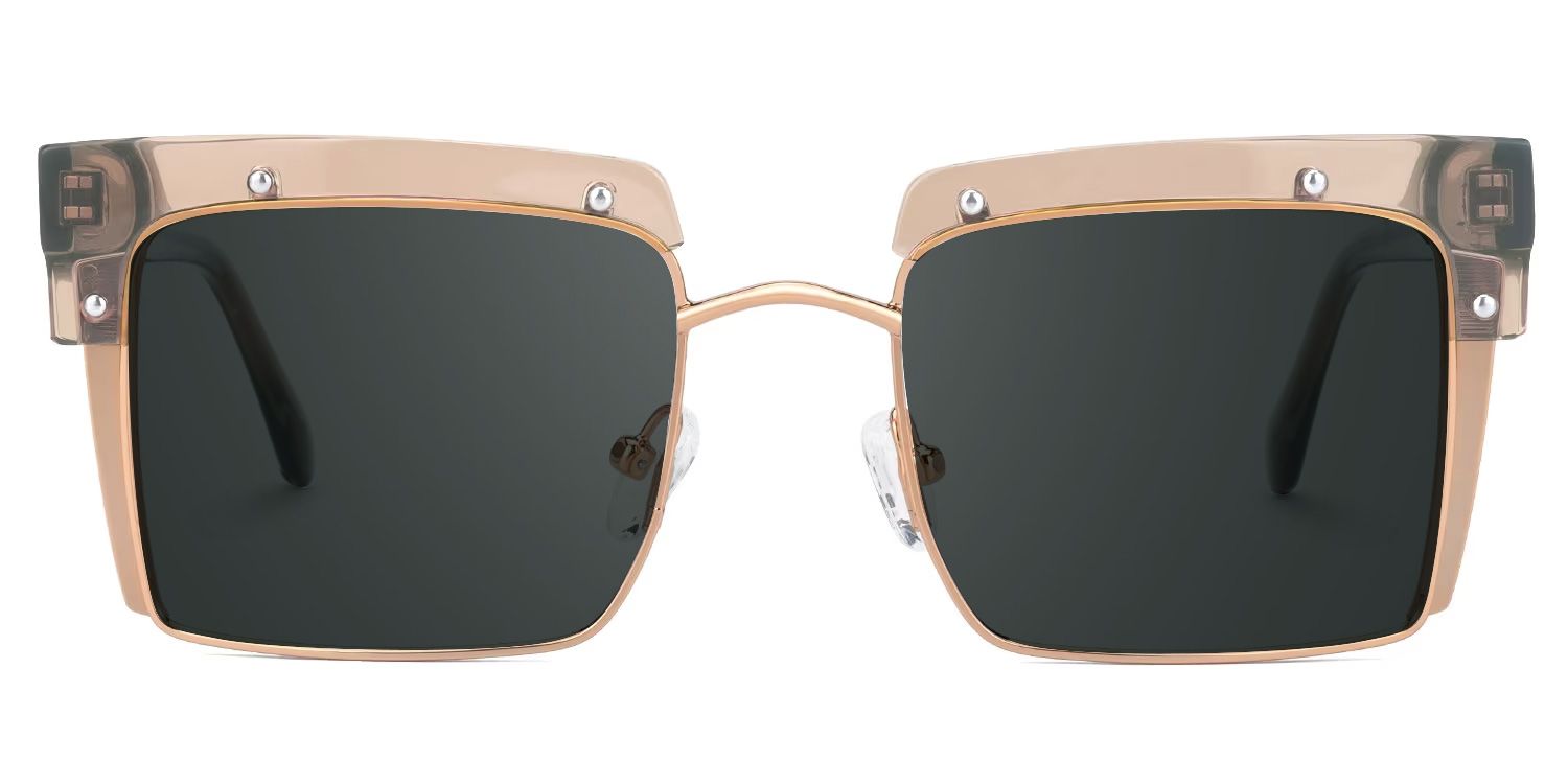 Designer Kiana Beige Frame Sunglasses | Zeelool0
