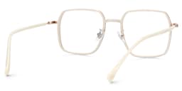 Moody Square White Glasses5