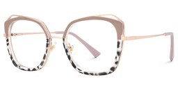 Bilal Square Khaki Glasses1