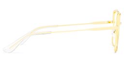 Karan Gold Square Glasses3