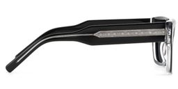 Marlowe Rectangle Black Polarized Sunglasses4