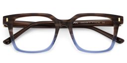 Pagel Square Brown Blue Glasses2