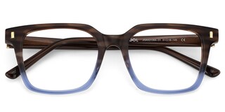 Pagel Square Brown Blue Glasses2