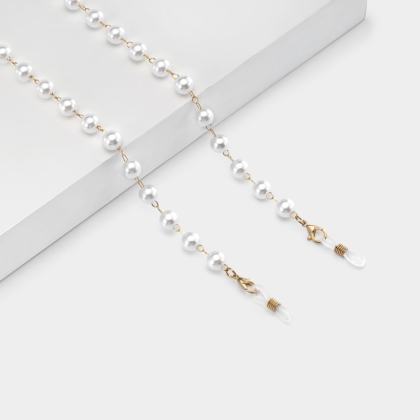 Stylish Pearl Gold Eyeglasses Chains
