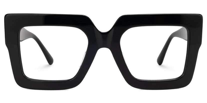Brandon Square Black Glasses