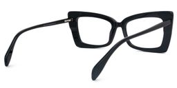 Delcour Rectangle Black Glasses3