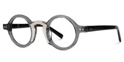 Danyelle Round Gray Glasses1