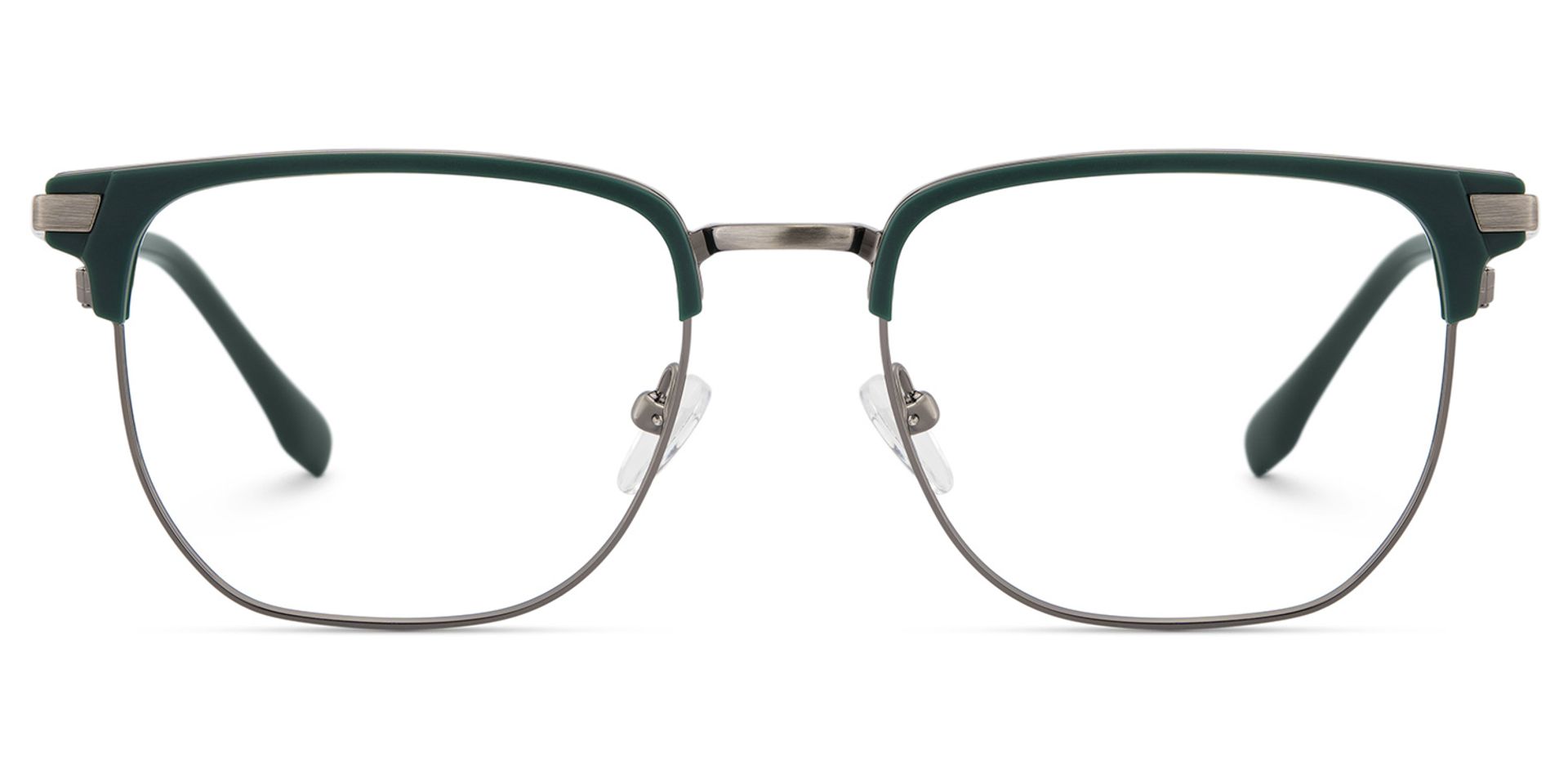 Zaira Browline Dark-Green Glasses | Zeelool Glasses0