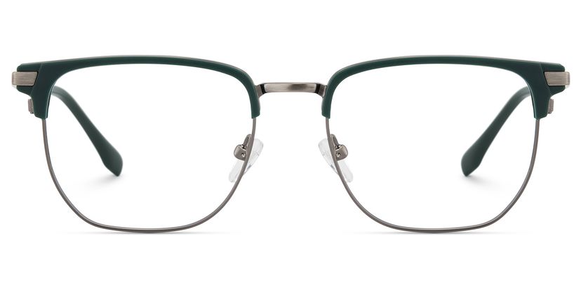 Zaira Browline Dark-Green Glasses