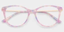 Eli Purple Round Glasses1