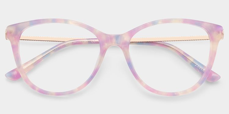 Eli Purple Round Glasses