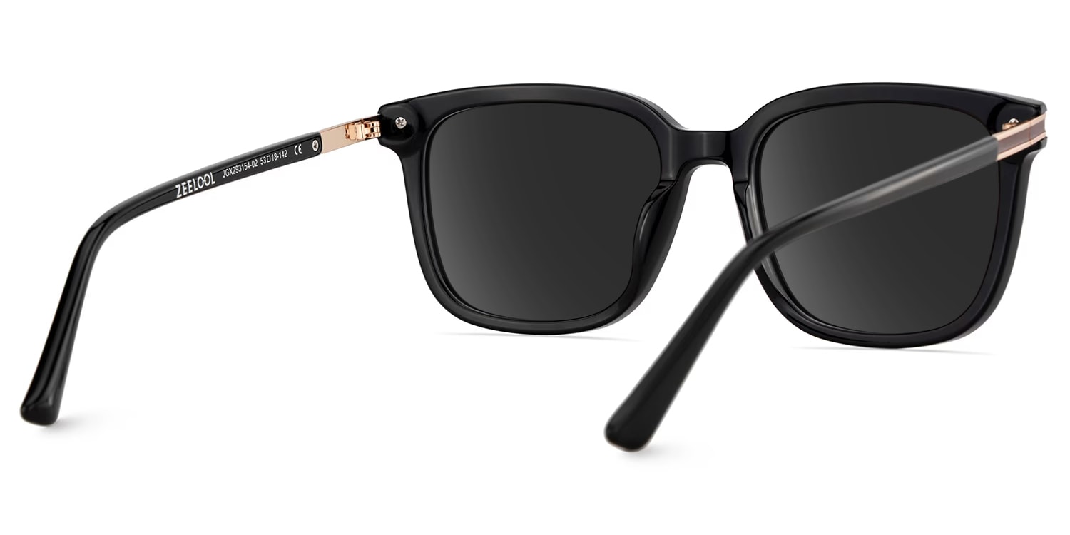 Kenny Square Black Sunglasses4