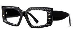 Jonas Black Rectangle Glasses3