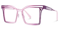 Jacott Square Purple Glasses1