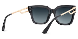 Lidia Square Gray Leopard Sunglasses4