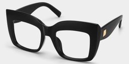 Alberta Cat Eye Black Glasses2