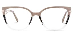 Margret Cateye Tortoise Khaki Glasses1