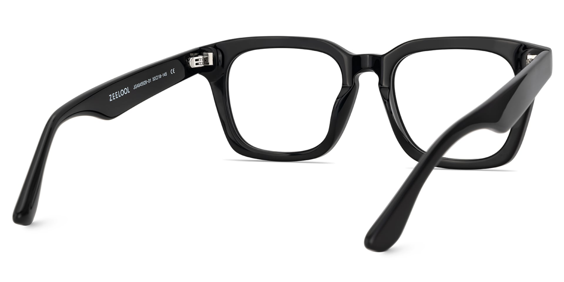 Men's Black Acetate Glasses5